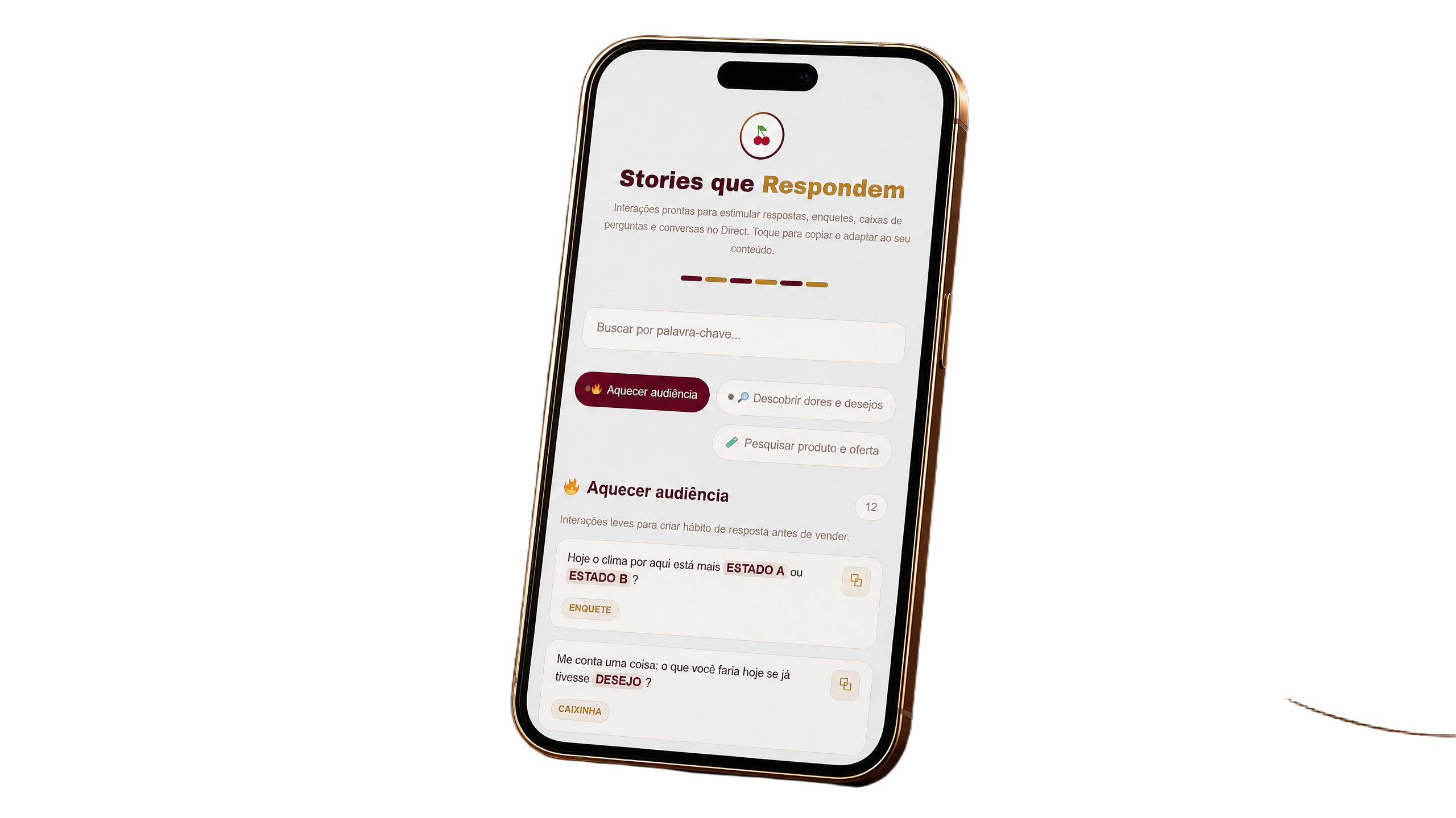 Stories que Respondem
