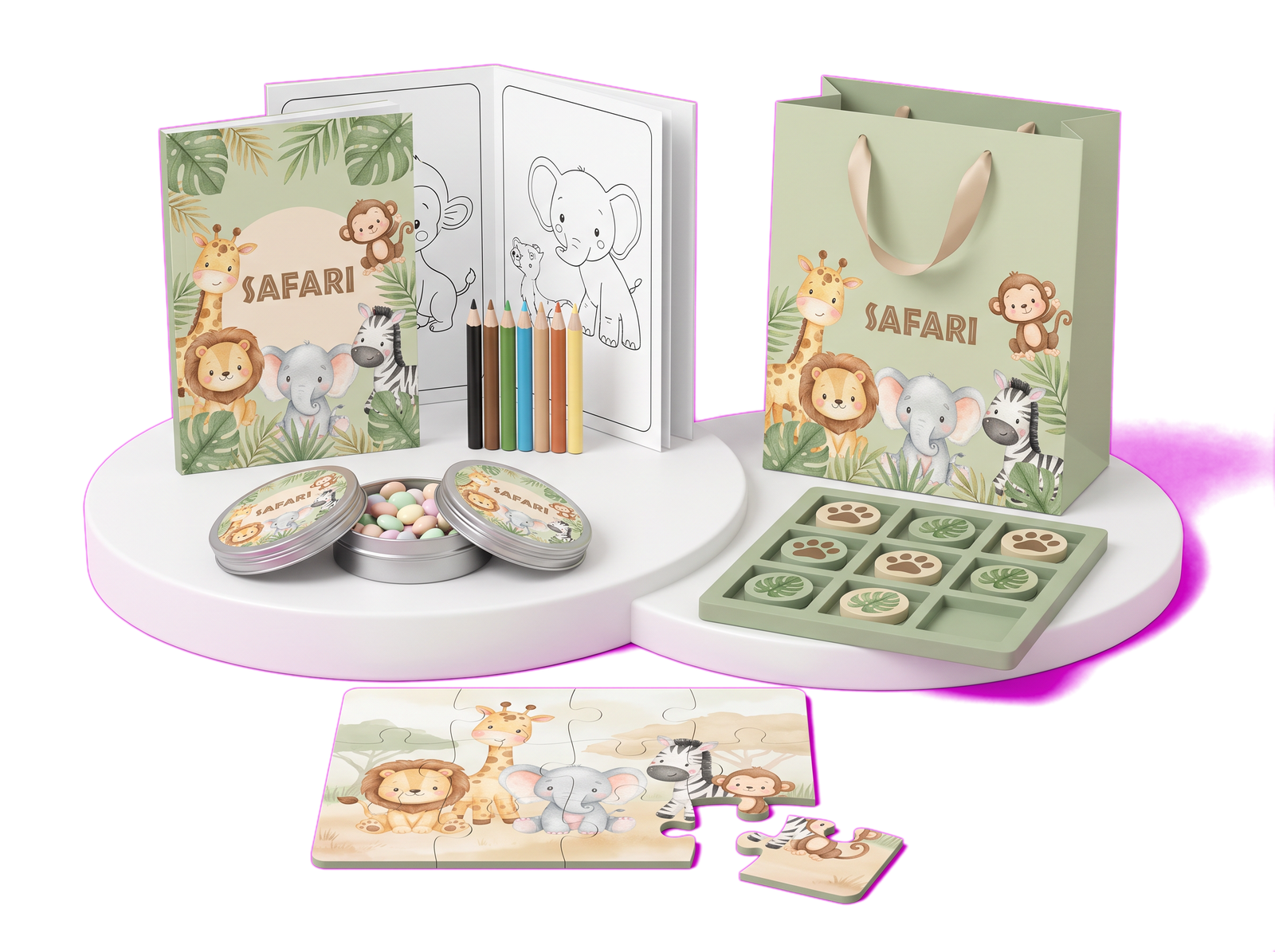 Kit Lembrancinhas Safari
