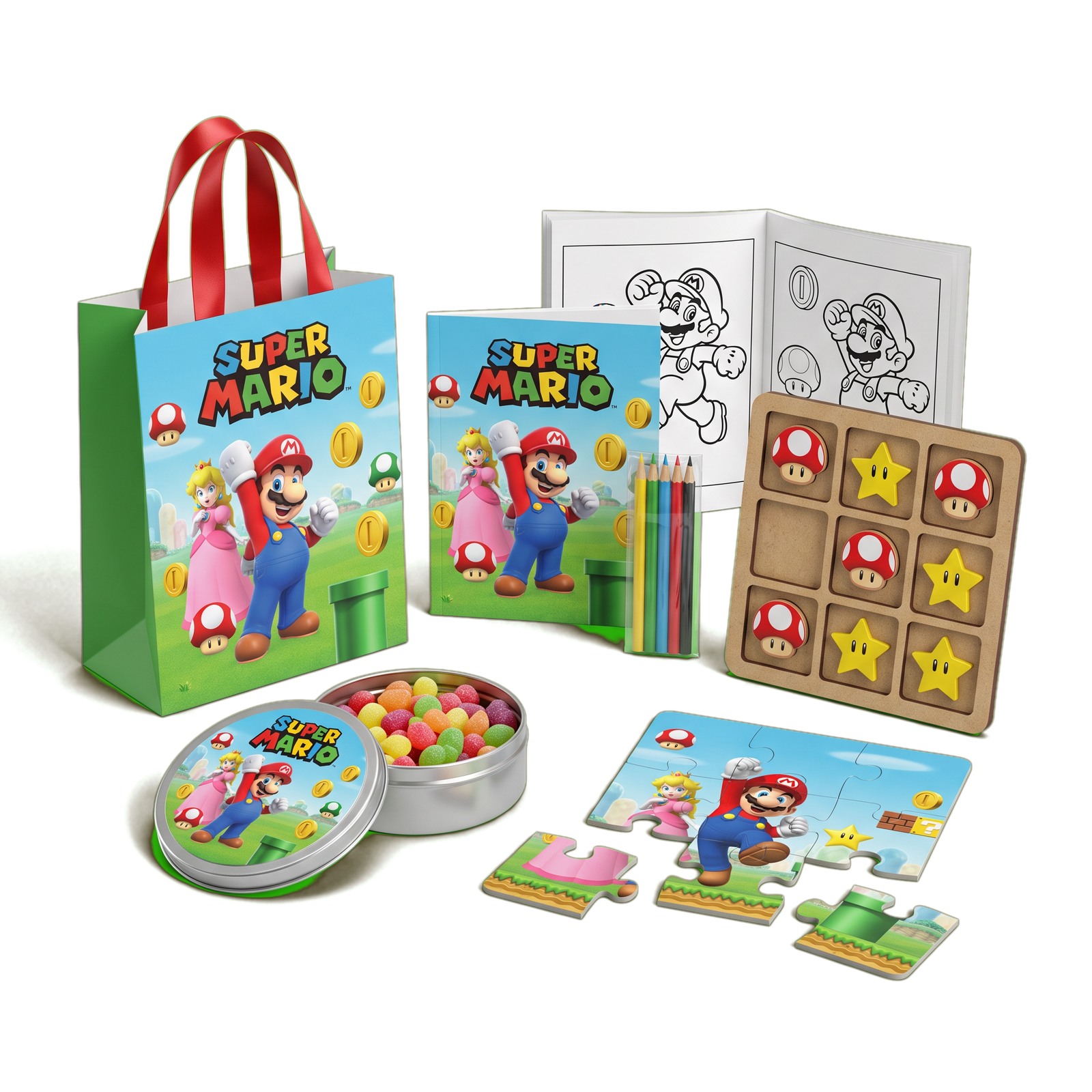 Kit Lembrancinhas Super Mario